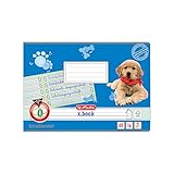Herlitz 1957729 Zahlenlernheft, x.book, DIN A5 quer, Lineatur ZL