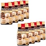 Melitta Kaffee BellaCrema Speciale ganze Bohne, milde Kaffeebohnen, 8er Pack, 8 x 1000g