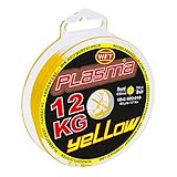 WFT KG Plasma Round 150m geflochtene Schnur 0,08mm-0,36mm, Durchmesser:0.12mm, Farbe:Gelb