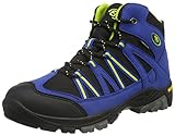 Brütting OHIO HIGH Unisex Kinder Trekking- & Wanderstiefel, Blau/ Schwarz/ Lemon, 38 EU