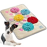 MIRAJO® Schnüffelteppich Hund - 100x60cm - mit Tierheimspende - Intelligenz fördernd - Hundespielzeug Intelligenz - Schnüffelteppich Hund groß - Hundegeschenk - Hundebeschäftigung