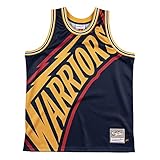 Mitchell & Ness M&N Big Face Basketball Jersey Golden State Warriors - M