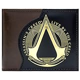 Assassins Creed Live By The Creed Braun Portemonnaie Geldbö