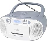 Reflexion CD-Radio DAB+, UKW, DAB AUX, CD, DAB+, Kassette, UKW, USB Weiß, B