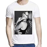 YouDesign T-Shirt mit Céline Dion Ref. 656, weiß, L