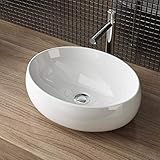 Waschbecken24 BxTxH 40x30x13 CM KERAMIK WASCHBECKEN AUFSATZWASCHBECKEN WASCHSCHALE HANDWASCHBECKEN GÄSTE WC TOP A291