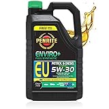 Penrite ENVIRO+ EU 5W30 Premium Vollsynthetisches Motoröl, Öl SAE 5W30 | Erfüllt API SN und ACEA C3 Spezifikationen | Benzin, LPG, E10, Diesel | SAPS Technologie 5 L