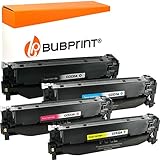 4er-Pack Bubprint Kompatibel Toner als Ersatz für HP 304A CC530A CC531A CC532A CC533A für Color Laserjet CM2320FXI CM2320NF CM2320N MFP CP2020 CP2025 CP2025N CP2025DN