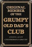 Generisch Blechschild 20x30 Club Tür + Wand Schild Grumby Old Dad Pub