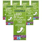 Cosmea Bio-Slipeinlagen Extra lang, ohne Duft, Vorteilspack (8 x 26 Stk). Hygiene-Einlagen aus Bio-Baumwolle. Damen-Hygiene im Einklang mit der N