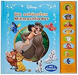 Disney - Die schönsten Mitmachlieder - 8-Button-Soundbuch - interaktives Bilderbuch mit 8 beliebten Kinderliedern zum Mitsing