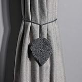 Yonphy 4 Stück Vorhang Raffhalter Boho Baumwoll Vorhang Halter Gardinenhalter für Haus Gardinen Dek