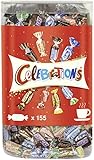 Celebrations Blisterbox | Mini-Schokoriegel Mix | Party-Mix | 155 Pralinen in einer Box (1 x 1,435 kg)