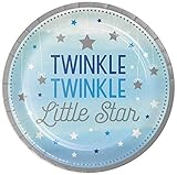 Creative Convertting - Teller 23 cm Brilla la Stellina-One Little Star Boy, mehrfarbig, 8C322229