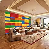 FTCAKET Aufkleber Kinder Farbe Kreativität Puzzle 140x70cm（55x27 inch） Wandsticker Als Wanddekoration Für Schlafzimmer Kinderzimmer Wand Aufkleber | Deko Wandtattoo Für Wand Fenster Möbel/Schrank Kü