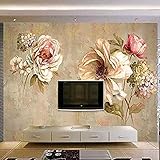 Blumen jeder Größe Retro Wandmalerei Wohnzimmer Schlafzimmer Wohnkultur Vlies Tapeten für Wände fototapete 3d Tapete effekt Vlies wandbild Schlafzimmer-150cm×105