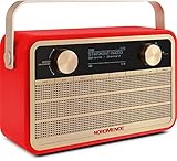 Nordmende Transita 120 IR tragbares Internetradio (DAB+ Radio, UKW, WLAN, 24 Stunden Akku, Wecker, Sleeptimer, Kopfhöreranschluss, 5 Watt Mono-Lautsprecher)