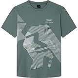 Hackett London Mens AMR Fading Lines Tee T-Shirt, 8IOSEA Foam, XL