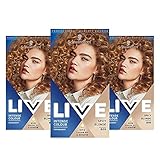 Schwarzkopf Live Intense Color Blonde Haarfarbe, 3er Pack Permanente Farbe mit Keratin, Spicy Blonde B09