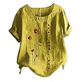 Damen Oberteil Damen sexy schulterfreie Bluse Langarmshirts schulterfrei Oberteile Glitzer Langarmshirt Casual Mode Langarm Shirt Tops Tunika heißes Bohren(NJ-220310-JIE200430002YEL3, 3XL)