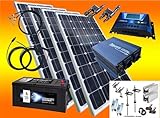 520 Watt Insel Solaranlage für Garten und Hobby. Komplett SET inklusive Montagematerial für Flachdach von bau-tech Solarenergie GmbH