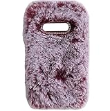 Schutzhülle für Samsung Galaxy S6Edge, flauschige Wolle, süßes Villi, Winter, warm, weich, schmal, DANGE künstlicher Lichtschutz, dünne Hülle für Samsung Galaxy S6 Edge, R