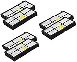 Kniwelshop 6 Pack HEPA Filter kompatibel mit iRobot Roomba der 800 / 900er Serie (860, 866, 870, 871, 880, 886, 890, 960, 966, 970, 980, 990)