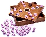 LOGOPLAY Pig Hole - Big Hole Schweinchenspiel - Würfelspiel - Gesellschaftsspiel - Brettspiel aus H