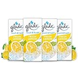 Glade Touch & Fresh (Brise One Touch) Nachfüller, Lufterfrischer Minispray, Fresh Lemon (Limone), 4er Pack (4x10 ml)