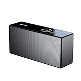 QIXIAOCYB Black Bass Tragbare Mini-WLAN-Bluetooth-Stereo-Subwoofer- Schock Reiten eines Übungsrads Outdoor- Lautsprecher TF