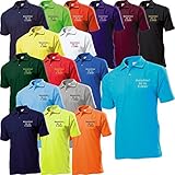 Stedman Polo-Shirt Polohemd Bestickt mit Name/Wunschtext/Spruch Wunschstickerei ideal für Verein/Firma/Club (M, White)