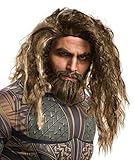 Rubie's 34595 Offizielle DC Justice League Aquaman Perücke und Bart Set, Herren, 0, Einheitsgröß