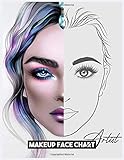 Makeup Face Charts Notebook: Makeup Artist Record Book Workbook to Practice - Paint And Blush For Personal Use & Professional Makeup Artists (Makeup Artist Face Chart, Band 6)