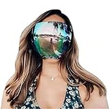 tgbn Oversized Huge Big Shield Multicolor Full Face Cover Polarized Large ?Mirror Sunglasses/Visor for Daily Protective (D)