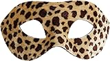 Fasching Augenmaske Giraffe, Zebra, Leopard (Leopard)