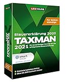 Lexware Taxman 2021 für das Steuerjahr 2020|Minibox|Übersichtliche Steuererklärungs-Software für Selbstständige, Gründer und Unternehmer|Standard|1|1 Jahr|PC|D