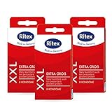 Ritex XXL Kondome - extra gross mit mehr Platz für besonders Größen Made in Germany, 24 Stück