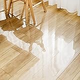 LLPEIJIE026 Klar Bodenschutzmatte Bürostuhlunterlage,Kunststoff-Fußmatten für Teppich,1mm Dick Transparent rutschfeste Baby-Krabbelmatte,für Parkett,Laminat,Hartböden und Teppichboden (70x120cm)