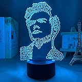 Nachttischlampe für Jungen, Harry Styles, coole Lichter, 16 Farbwechsel, Tischlampe, USB-Power-Touch-Fernbedienung, Acrylblitz, tolles Weihnachtsgeschenk