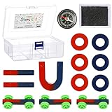 Sntieecr Labs Junior Science Magnetism Set for Experiment Education, Science Experiment Tool Physik Lernspielzeug für Kinder T