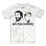 Bud Spencer® Herren Weltkulturerbe T-Shirt (Weiss) (M)