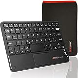 TECHGEAR [Active Strike Pro Mini Slim Bluetooth Wireless UK QWERTY Tastatur mit Maus-Touchpad für Amazon Fire HD 10, HD 8 / Plus Tablet (5., 6., 7., 9. 10. Generation) mit Tastaturhü