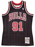 OuterStuff Mitchell & Ness Dennis Rodman #91 Chicago Bulls NBA Kids Swingman Alternate Jersey - M