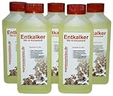 Entkalker Konzentrat (flüssig) für Kaffeevollautomaten und Haushaltsgeräte, 5 x 250ml (1250ml)