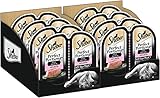 Sheba Perfect Portions - Feinstes Katzennassfutter in der Schale - edle Pastete mit Lachs - 32 x 75g