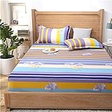 NHhuai Matratzen-Bett-Schoner mit Spannumrandung | Betten und Wasserbetten geeignet Einzelblattabdeckung