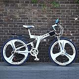 Aoyo Off-Road Variable Speed ​​Rennrad Mountainbike Falträder, 24-Zoll-Doppelscheibenbremse Fully Anti-Slip, Männer und Frauen, (Color : B, Size : 24Speed)