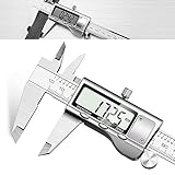 Messschieber Digital - JUNING 150mm Edelstahl elektronische Digital-Messschieber, genaue und schnelle Messung, einfaches L