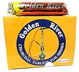 Golden River 4 x 10 Rollen Shisha Kohle 400 Tabs 40mm, Selbstzünder Angeb