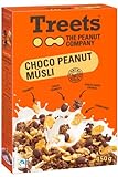 Treets Choco Peanut Müsli – Knackiges Knuspermüsli mit Choco Hafer-Crunch, Peanuts, Choco-Peanuts sowie knusprig geröstete Cornflakes (1 x 450g)